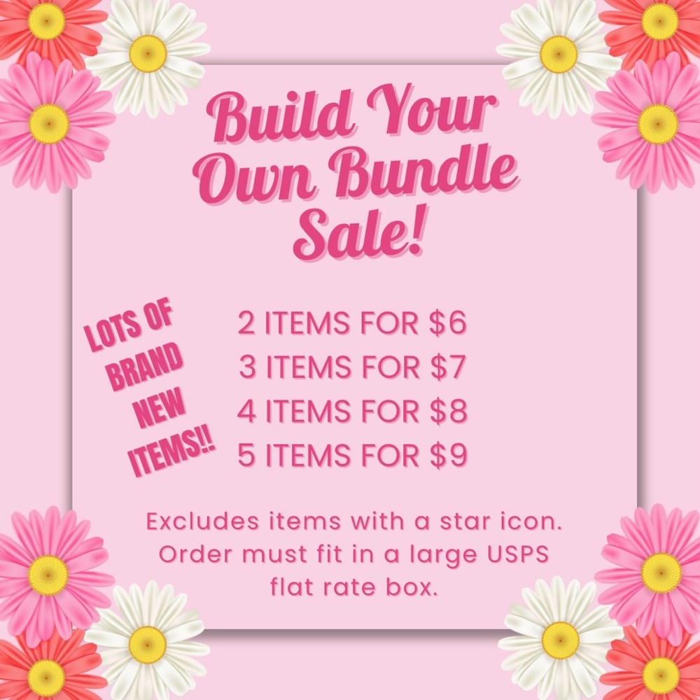🌼 Build Your Own Bundle Sale 🌸